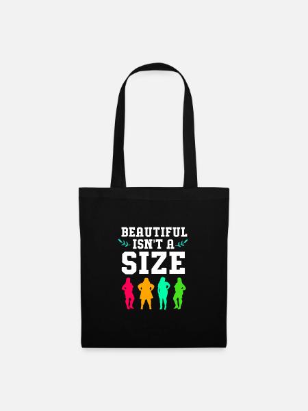 Body Positivity Feminist Feminismus Feministin - Stoffbeutel - Schwarz