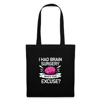 Brain Tumor Tumor Brain Cancer Survivor - Tote Bag - black - Front