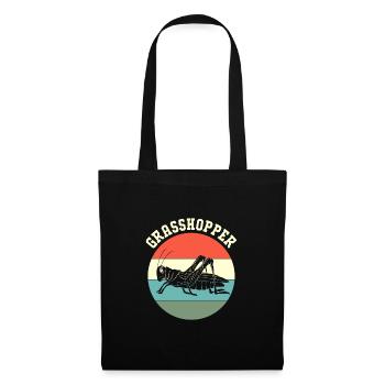 Sauterelle - Sac en tissu - noir - Devant