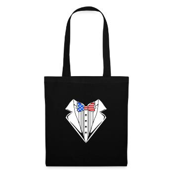 4 juillet Couleurs nationales Fête nationale des États-Unis - Sac en tissu - noir - Devant