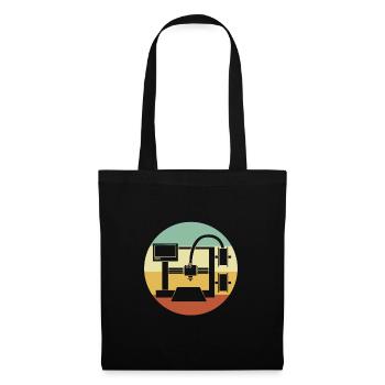 3D Printing - Tote Bag - black - Front