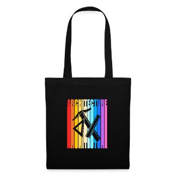 architecte - Sac en tissu - noir - Devant