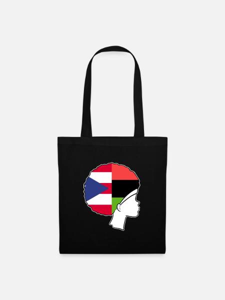 Afro Latina - Stoffbeutel - Schwarz