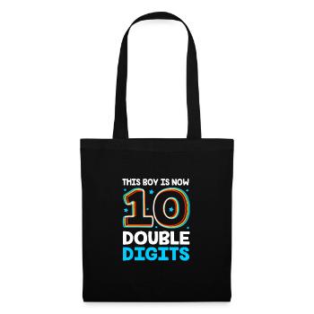 17th birthday Ten year of birth Date of birth - Tote Bag - black - Front