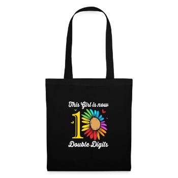 13th Birthday Ten Year of Birth Date of Birth Date of Birth - Tote Bag - black - Front