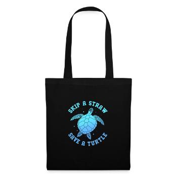 Aquariophile d’aquarium - Sac en tissu - noir - Devant