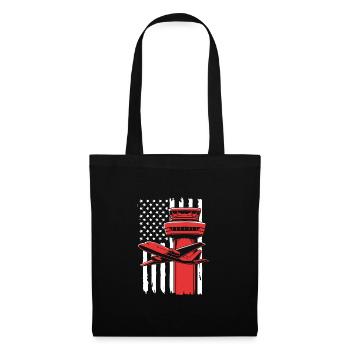 Air traffic controller - Tote Bag - black - Front