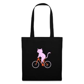 Mountain biking Mountain biking Mountain bikers - Tote Bag - black - Front