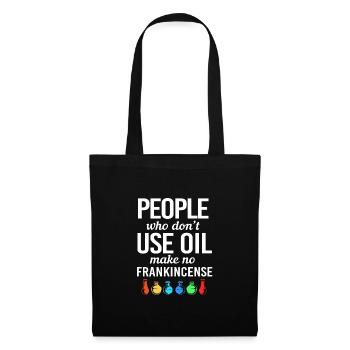 Huile essentielle - Sac en tissu - noir - Devant