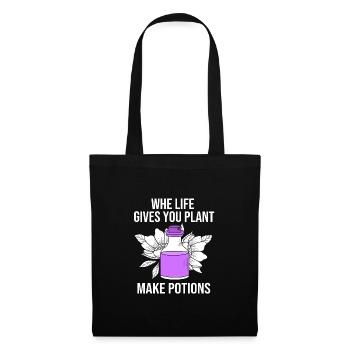 Huile essentielle - Sac en tissu - noir - Devant