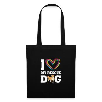 Dog Rescue Animal Rights Animal Rescue Animal Shelter - Tote Bag - black - Front