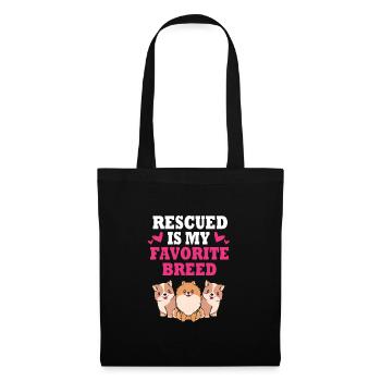 Dog Rescue Animal Rights Animal Rescue Animal Shelter - Tote Bag - black - Front