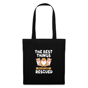 Dog Rescue Animal Rights Animal Rescue Animal Shelter - Tote Bag - black - Front