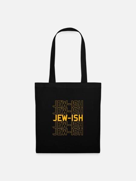 Chanukkah - Stoffbeutel - Schwarz