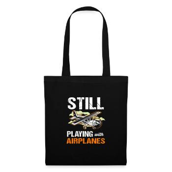Pilot Airplane - Tote Bag - black - Front
