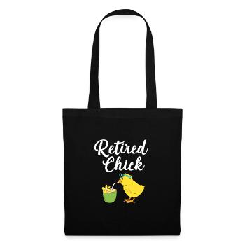 Retraité Retraité Retraité - Sac en tissu - noir - Devant