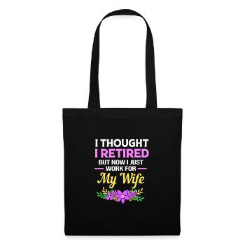 Retraité Retraité Retraité - Sac en tissu - noir - Devant