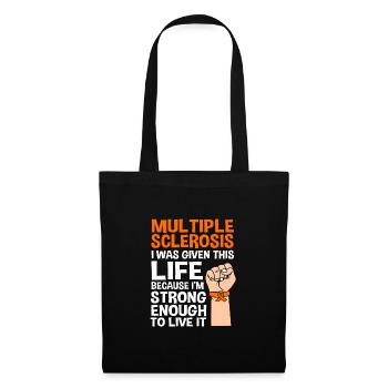 Multiple Sclerosis MS - Tote Bag - black - Front