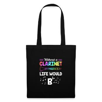 Clarinet - Tote Bag - black - Front
