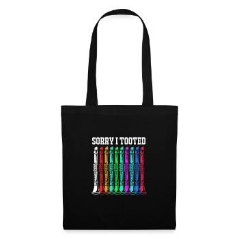 Clarinette - Sac en tissu - noir - Devant