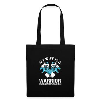 Ovarian Cancer Cancer Survivor Cancer - Tote Bag - black - Front