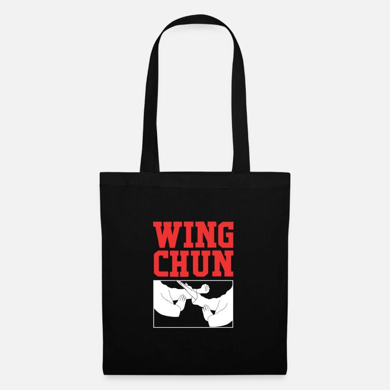 Wing Chun - Sac en tissu - noir