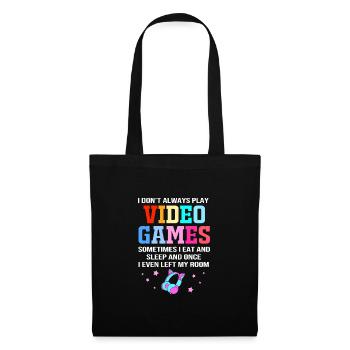 Joueur - Sac en tissu - noir - Devant