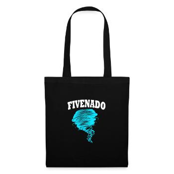 Tornado Birthday Children's Birthday Party - Tote Bag - black - Front