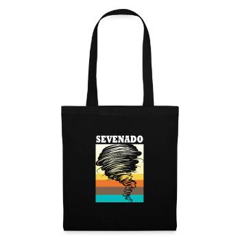Tornado Birthday Children's Birthday Party - Tote Bag - black - Front
