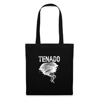 Tornado Birthday Children's Birthday Party - Tote Bag - black - Front