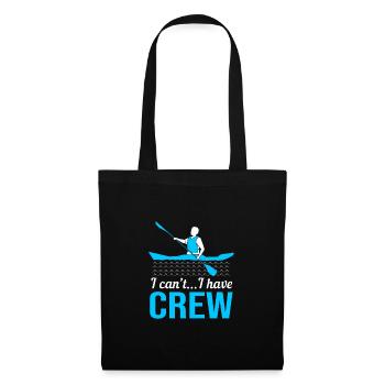Ruderteam Rudern Ruder Ruderboot Ruderer - Stoffbeutel - Schwarz - Vorne