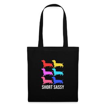 Dachshund - Tote Bag - black - Front