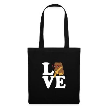Dachshund - Tote Bag - black - Front