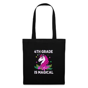 4e année - Sac en tissu - noir - Devant