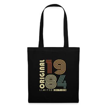 1984 Vintage Born Birthday Vintage Retro - Tote Bag - black - Front