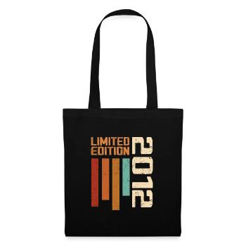 Vintage 2012 Retro 2012 Birthday Gift - Tote Bag - black - Front