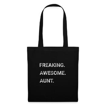 Freaking Awesome Aunt - Tote Bag - black - Front