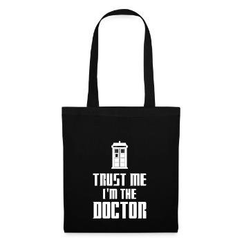 T-shirt Gift Idea Birthday Funny Doctor - Tote Bag - black - Front