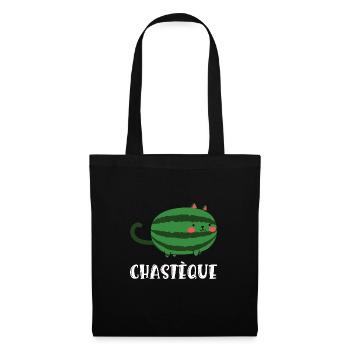 chastèque - Sac en tissu - noir - Devant