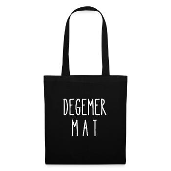 degemer mat - Sac en tissu - noir - Devant