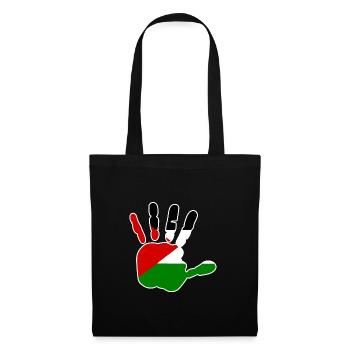 Free palestine - Sac en tissu - noir - Devant