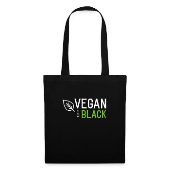 Vegan is the new black Shirt - Tote Bag - black - Front