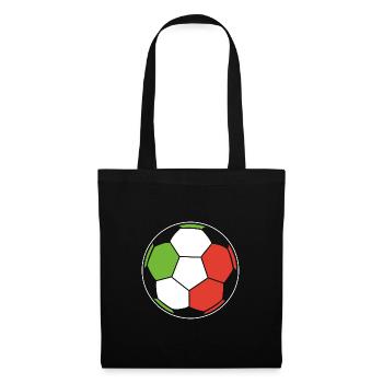 Italien Fußball - Stoffbeutel - Schwarz - Vorne