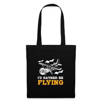 Pilot Airplane - Tote Bag - black - Front