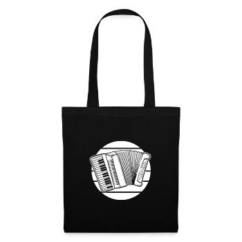 Accordéon - Sac en tissu - noir - Devant