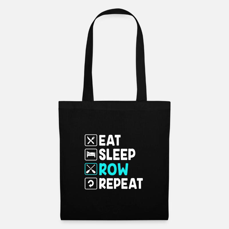 Rowing Team Rowing Rowing Rowing Boat Rowers - Tote Bag - black