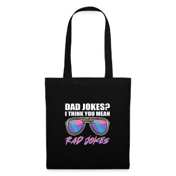 Dad Joke Father's Day Funny Sayings - Tote Bag - black - Front