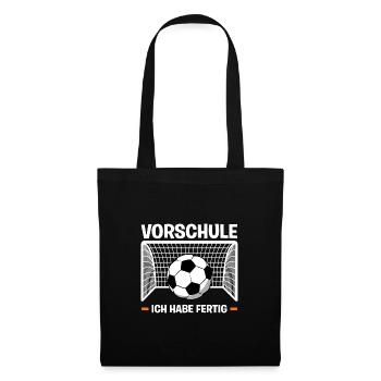 Kindergarten Vorschule Vorschulpädagoge Geschenk - Stoffbeutel - Schwarz - Vorne