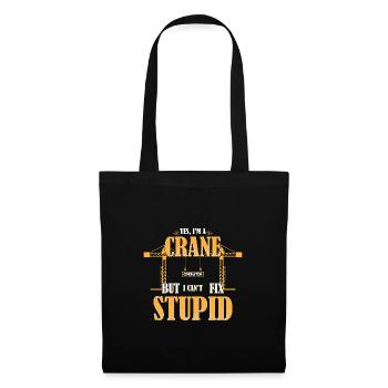 Crane operator crane - Tote Bag - black - Front