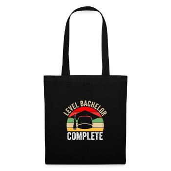 Bachelor Prüfung Bachelor Abschluss Geschenk - Stoffbeutel - Schwarz - Vorne